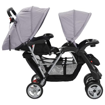 Tandem-Kinderwagen Stahl in verschiedenen Farben - Yekta