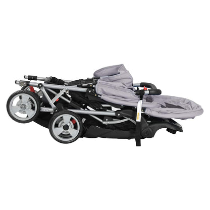 Tandem-Kinderwagen Stahl in verschiedenen Farben - Yekta