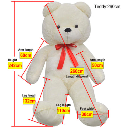 Teddybär Kuscheltier Plüsch Weich in verschiedenen Größen - Yekta