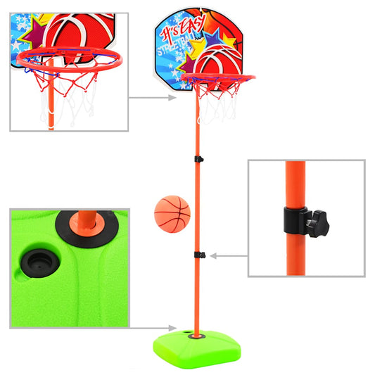Kinder Basketballkorb und Ball Set - Yekta