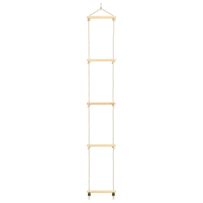 Leiter Kinder-Strickleiter Massivholz und PE 30x168 cm - Yekta