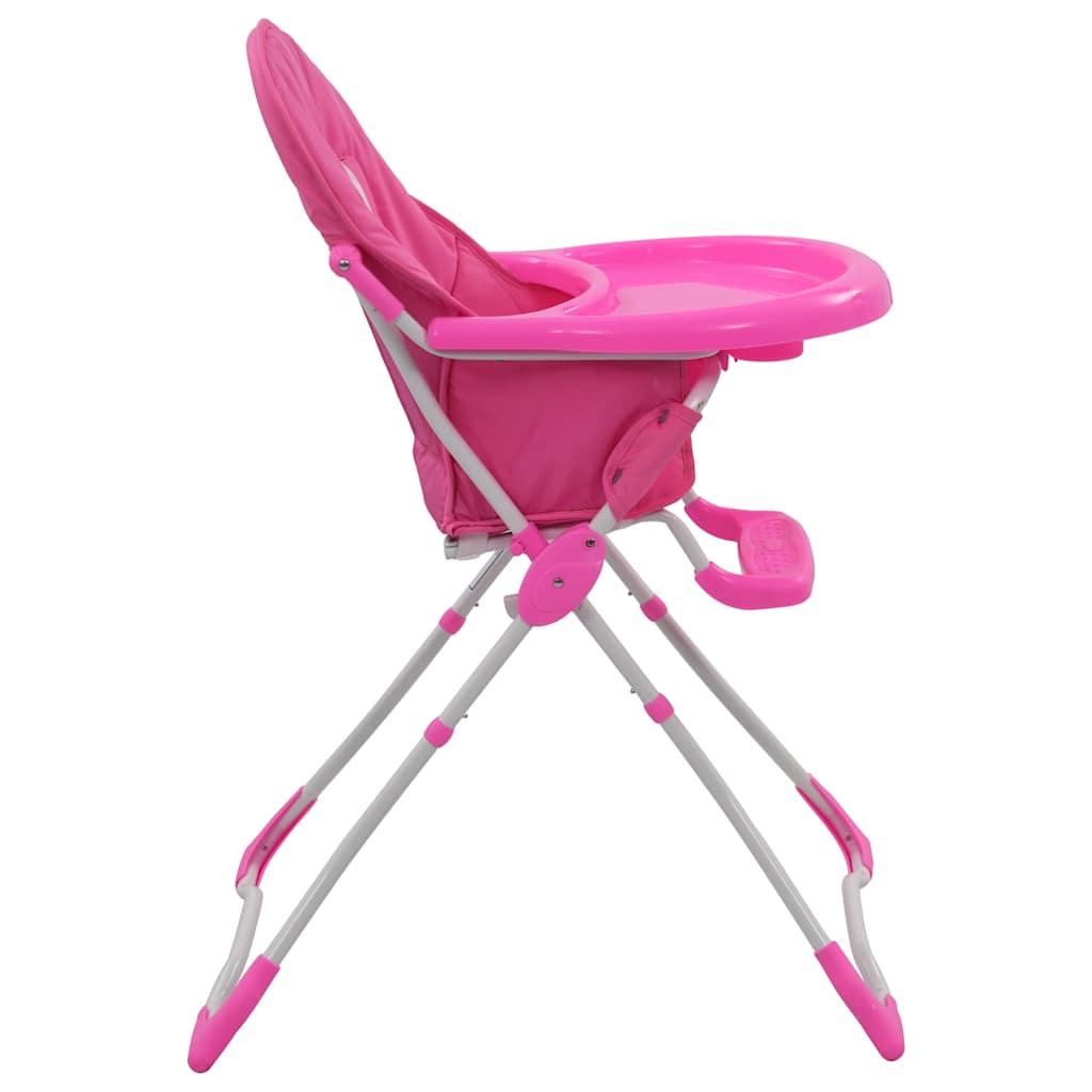 Baby-Hochstuhl in Grau und Weiß oder Rosa und Weiß - Yekta