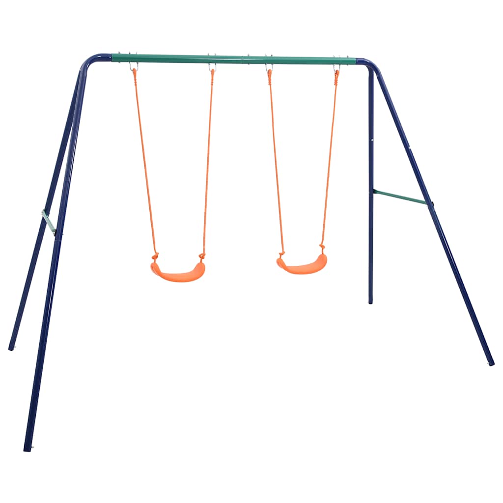Schaukelset mit 2 Sitzen Stahl - Yekta