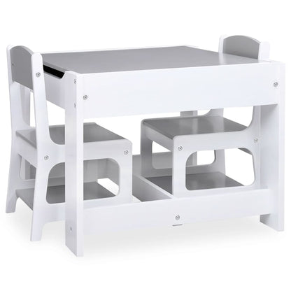 Kindertisch mit 2 Stühlen MDF - Yekta