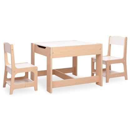 Kindertisch mit 2 Stühlen MDF - Yekta