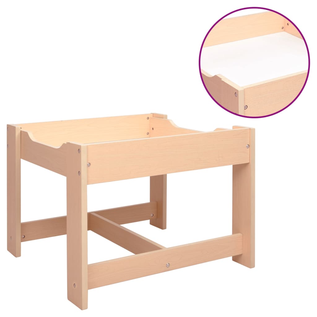 Kindertisch mit 2 Stühlen MDF - Yekta