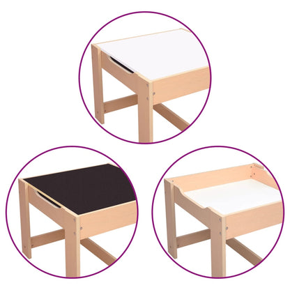 Kindertisch mit 2 Stühlen MDF - Yekta