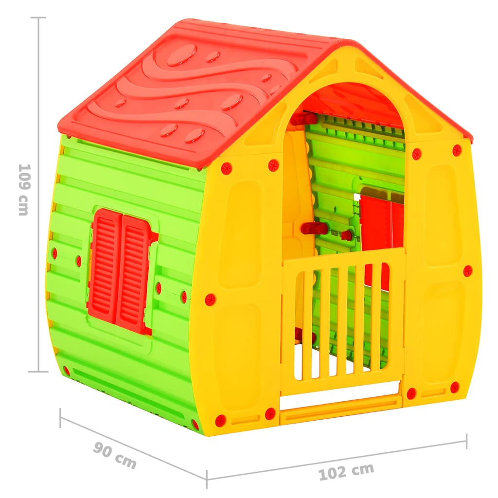Kinderspielhaus 102x90x109 cm - Yekta