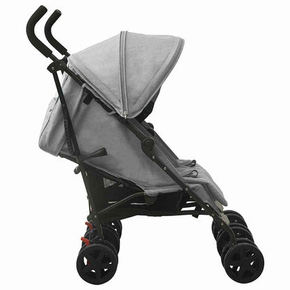 Geschwisterwagen Stahl Taupe - Yekta