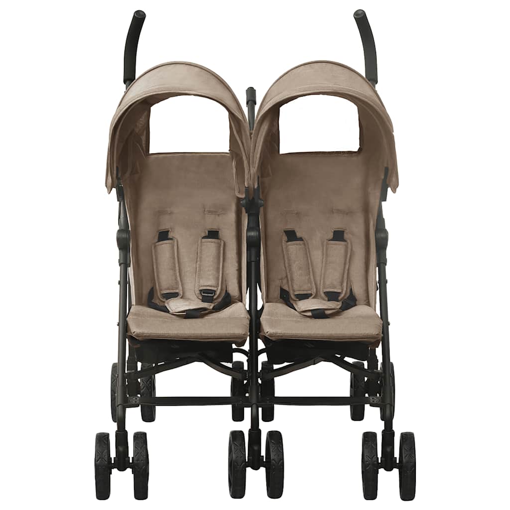 Geschwisterwagen Stahl Taupe - Yekta