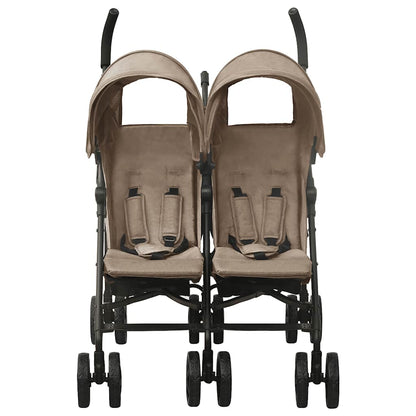 Geschwisterwagen Stahl Taupe - Yekta