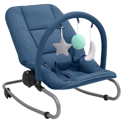 Babywippe Stahl – Anthrazit, Grün, Hellgrau, Marineblau, Rot, Taupe - Yekta