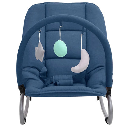 Babywippe Stahl – Anthrazit, Grün, Hellgrau, Marineblau, Rot, Taupe - Yekta
