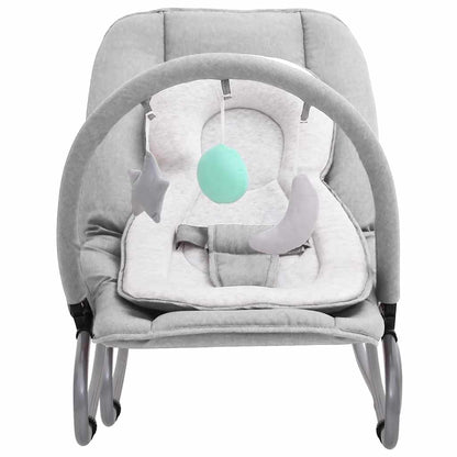 Babywippe Stahl – Anthrazit, Grün, Hellgrau, Marineblau, Rot, Taupe - Yekta