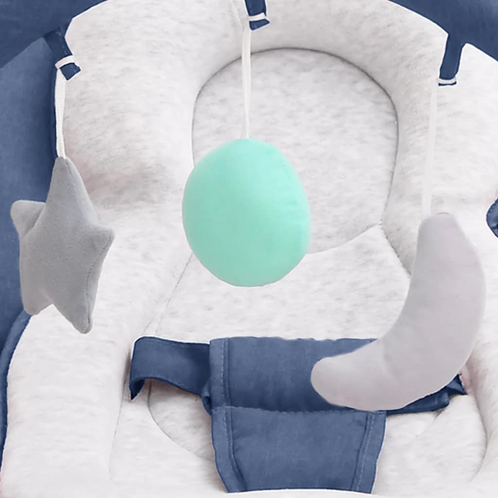 Babywippe Stahl – Anthrazit, Grün, Hellgrau, Marineblau, Rot, Taupe - Yekta