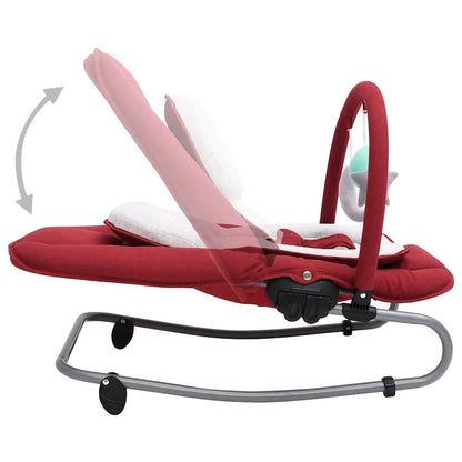 Babywippe Stahl – Anthrazit, Grün, Hellgrau, Marineblau, Rot, Taupe - Yekta