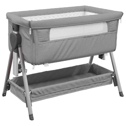 Babybett mit Matratze Leinenstoff - Yekta