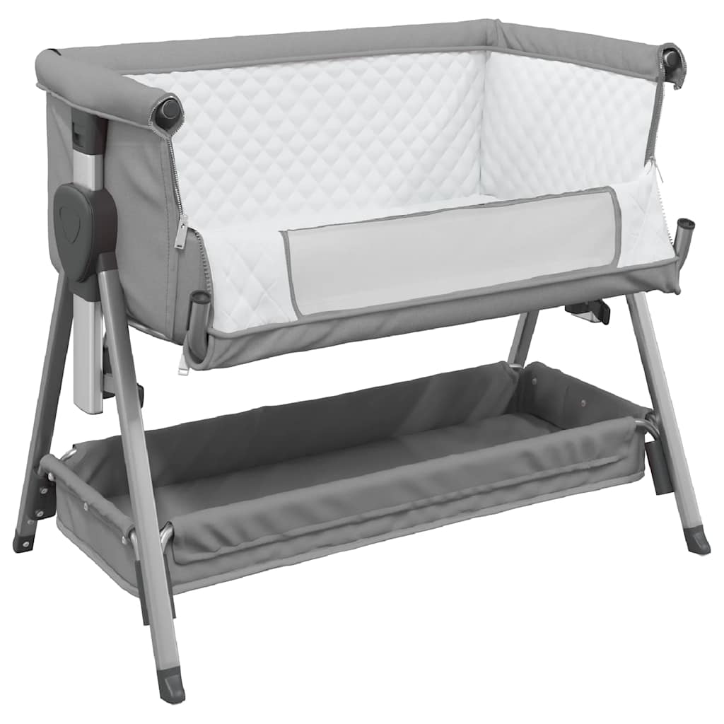Babybett mit Matratze Leinenstoff - Yekta