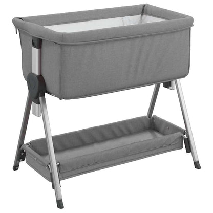 Babybett mit Matratze Leinenstoff - Yekta