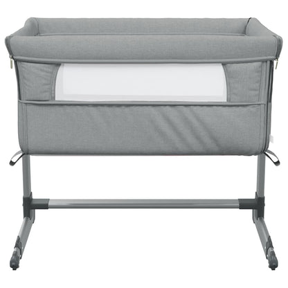 Babybett mit Matratze Leinenstoff - Yekta