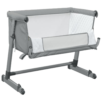 Babybett mit Matratze Leinenstoff - Yekta