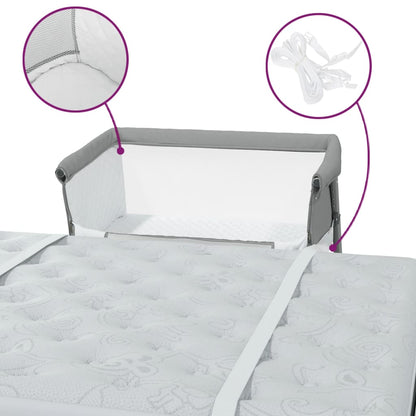 Babybett mit Matratze Leinenstoff - Yekta