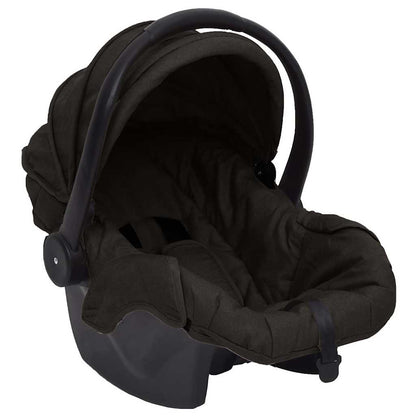 3-in-1 Kinderwagen Anthrazit und Schwarz, Hellgrau und Schwarz Stahl - Yekta