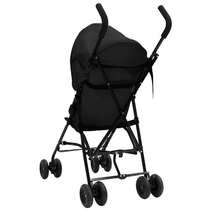 Kinderwagen Anthrazit und Schwarz Stahl - Yekta