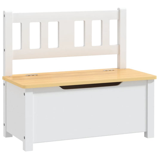 Kinderbank mit Stauraum 60x30x55 cm MDF - Yekta
