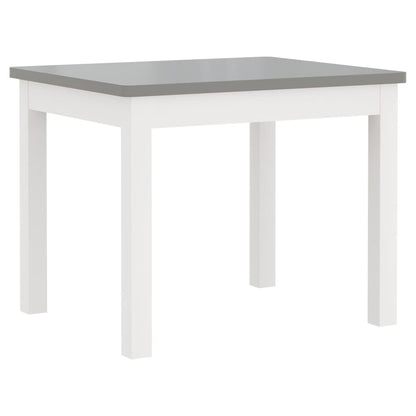 3-tlg. Kinder-Sitzgruppe Weiß MDF - Yekta