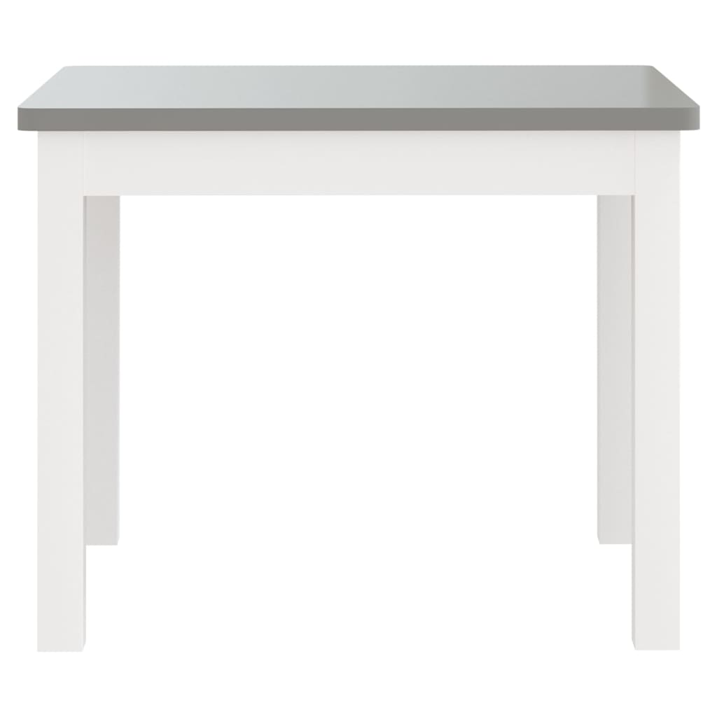 3-tlg. Kinder-Sitzgruppe Weiß MDF - Yekta