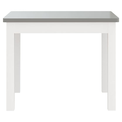 3-tlg. Kinder-Sitzgruppe Weiß MDF - Yekta