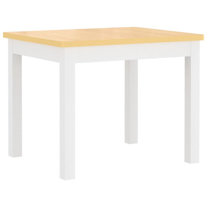 3-tlg. Kinder-Sitzgruppe Weiß MDF - Yekta
