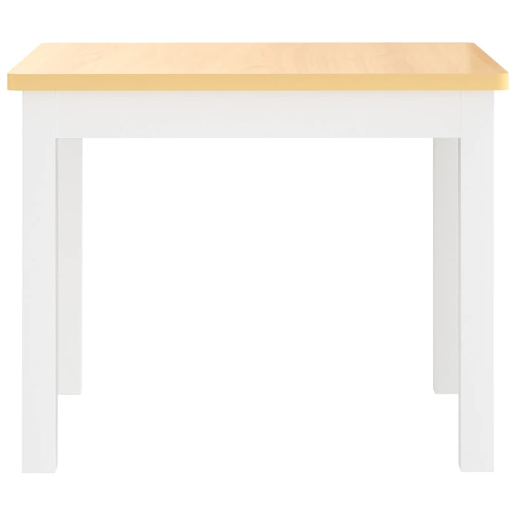 3-tlg. Kinder-Sitzgruppe Weiß MDF - Yekta