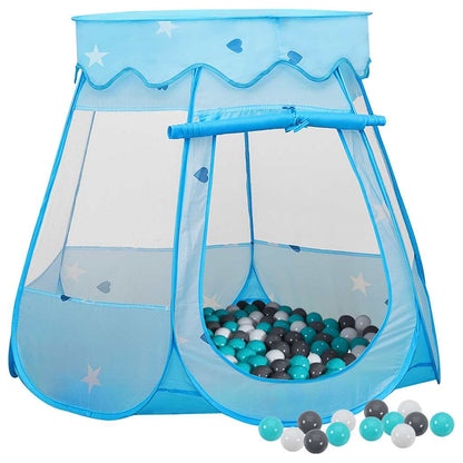 Kinder-Spielzelt mit 250 Bällen und ohne Bälle 102x102x82 cm - Yekta