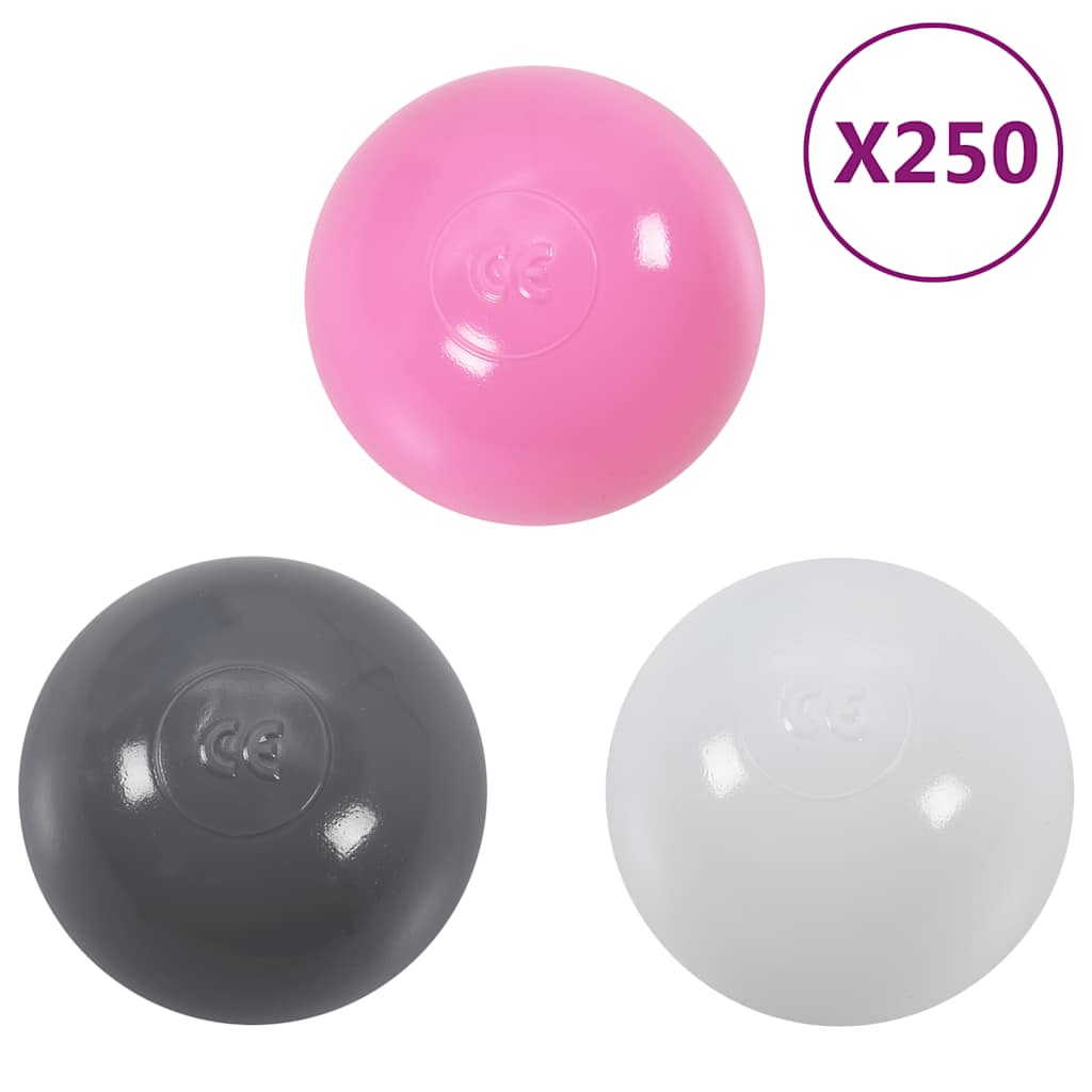 Kinder-Spielzelt mit 250 Bällen und ohne Bälle 102x102x82 cm - Yekta