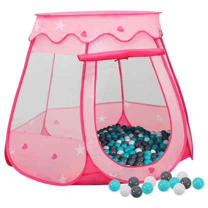 Kinder-Spielzelt mit 250 Bällen und ohne Bälle 102x102x82 cm - Yekta