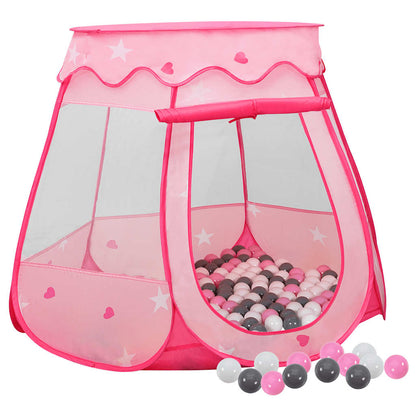 Kinder-Spielzelt mit 250 Bällen und ohne Bälle 102x102x82 cm - Yekta