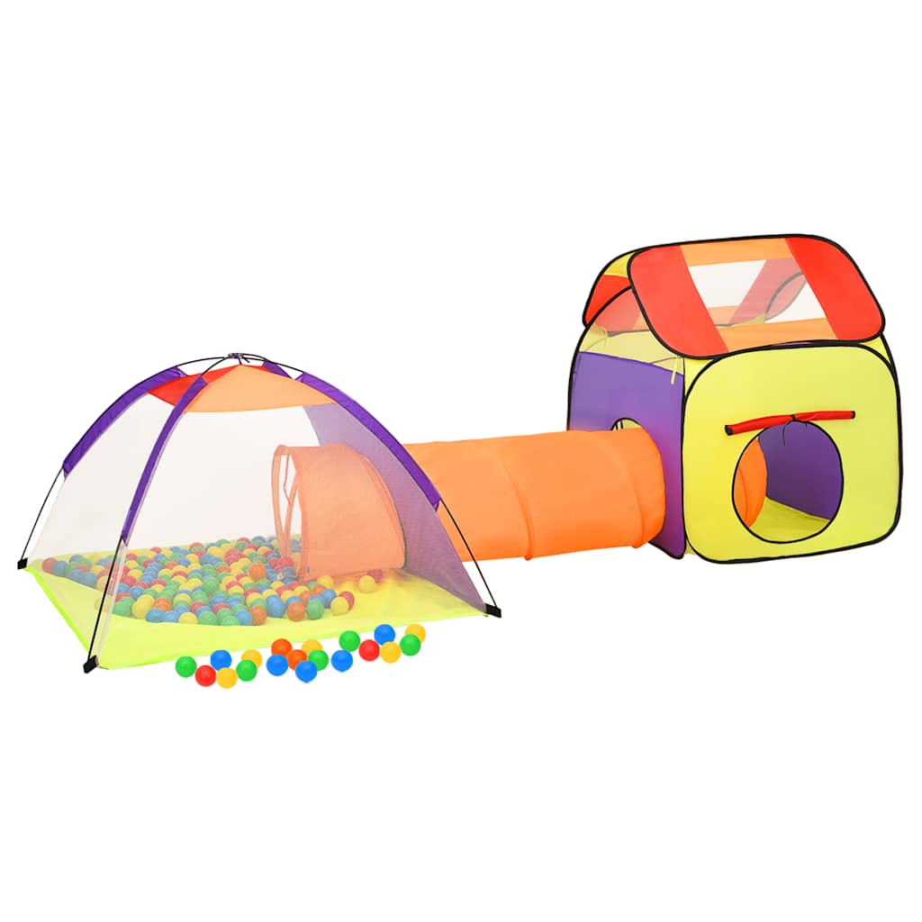 Spielzelt mit 250 Bällen für Kinder - Spielzelt 190x264x90 cm und 338x123x111 cm - Yekta