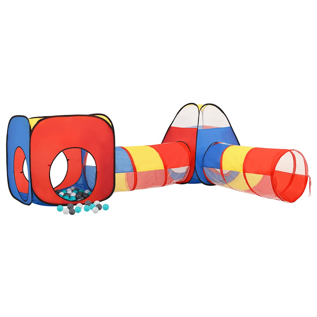 Spielzelt mit 250 Bällen für Kinder - Spielzelt 190x264x90 cm und 338x123x111 cm - Yekta