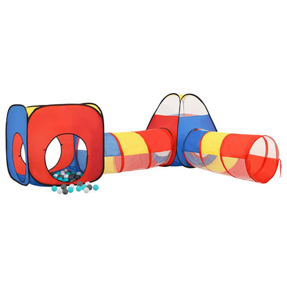 Spielzelt mit 250 Bällen für Kinder - Spielzelt 190x264x90 cm und 338x123x111 cm - Yekta