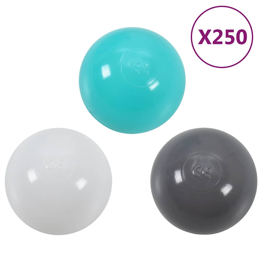 Spielzelt mit 250 Bällen für Kinder - Spielzelt 190x264x90 cm und 338x123x111 cm - Yekta