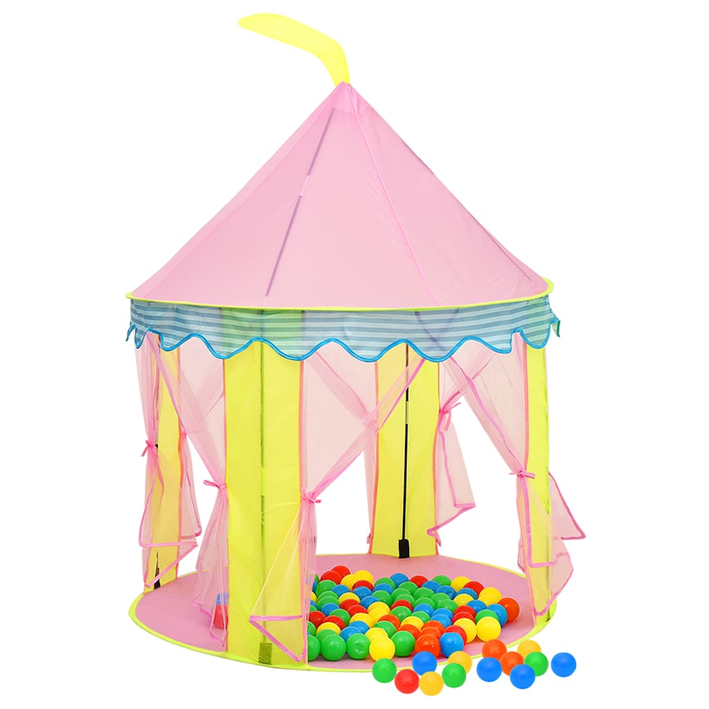 Kinder-Spielzelt mit 250 Bällen 100x100x127 cm und 69x94x104 cm - Yekta