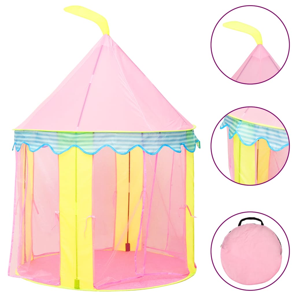 Kinder-Spielzelt mit 250 Bällen 100x100x127 cm und 69x94x104 cm - Yekta