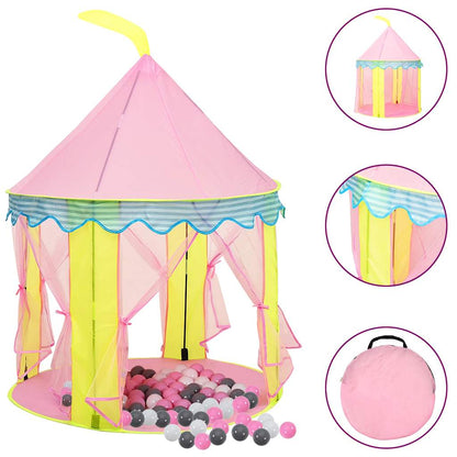 Kinder-Spielzelt mit 250 Bällen 100x100x127 cm und 69x94x104 cm - Yekta