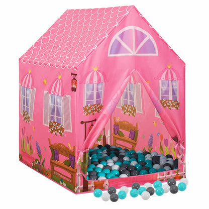 Kinder-Spielzelt mit 250 Bällen 100x100x127 cm und 69x94x104 cm - Yekta