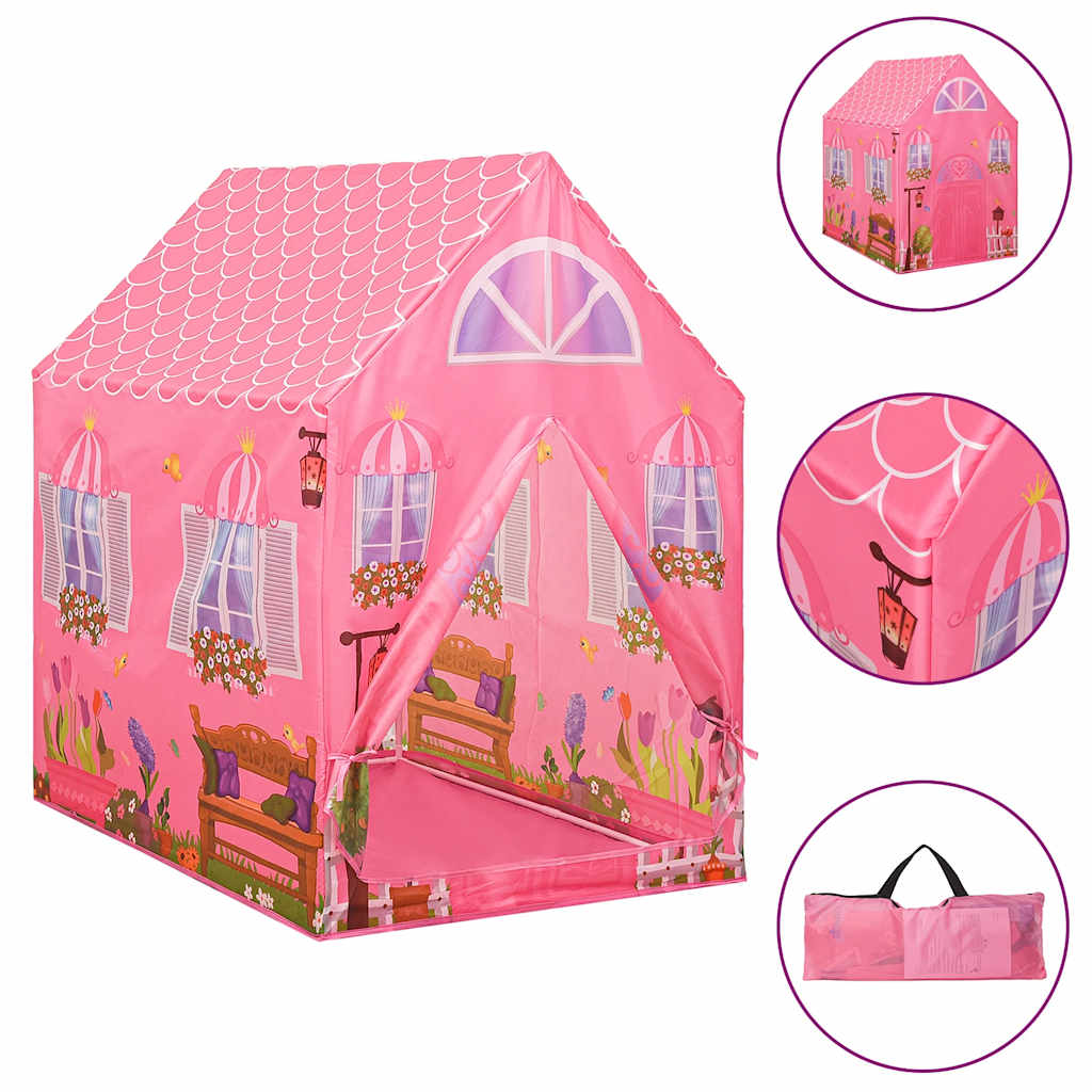 Kinder-Spielzelt mit 250 Bällen 100x100x127 cm und 69x94x104 cm - Yekta