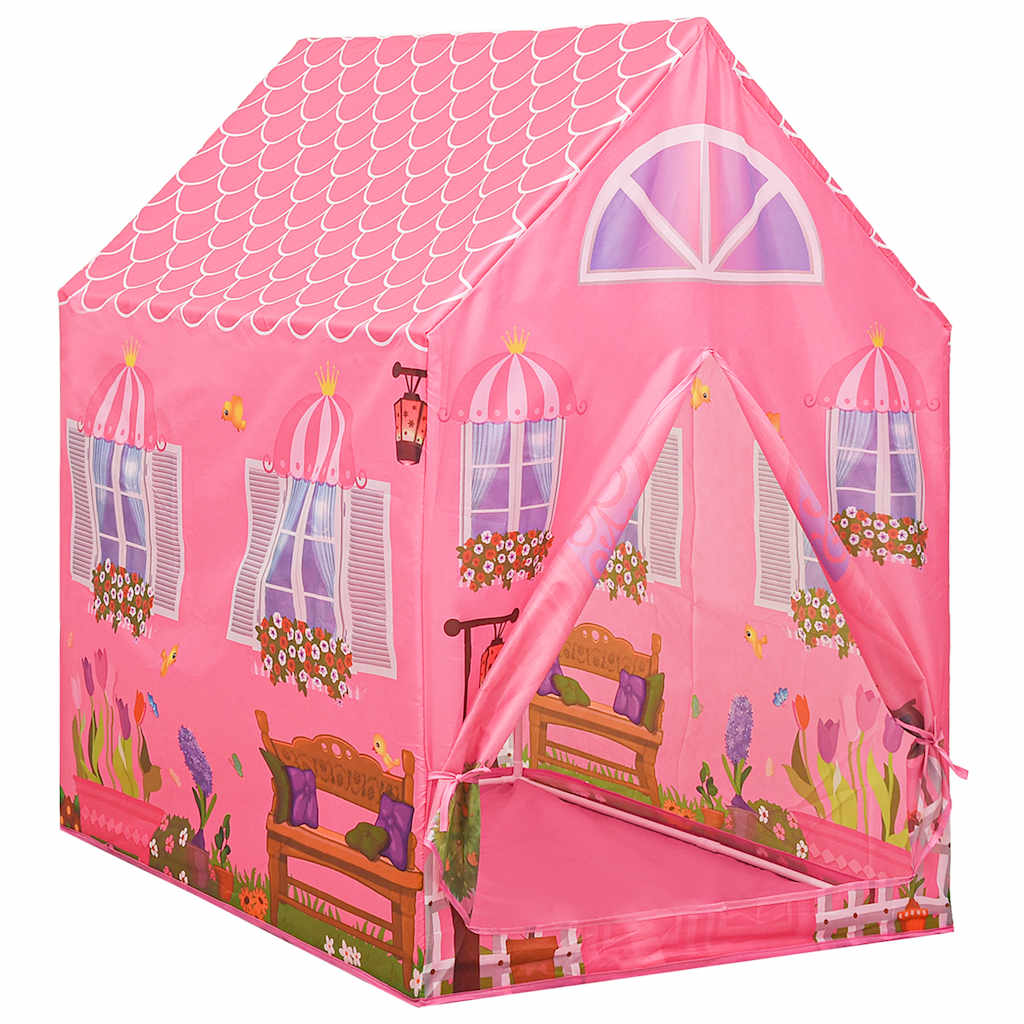 Kinder-Spielzelt mit 250 Bällen 100x100x127 cm und 69x94x104 cm - Yekta