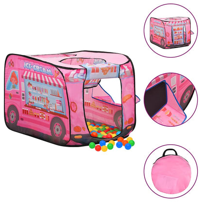 Kinder-Spielzelt mit 250 Bällen 70x112x70 cm - Yekta