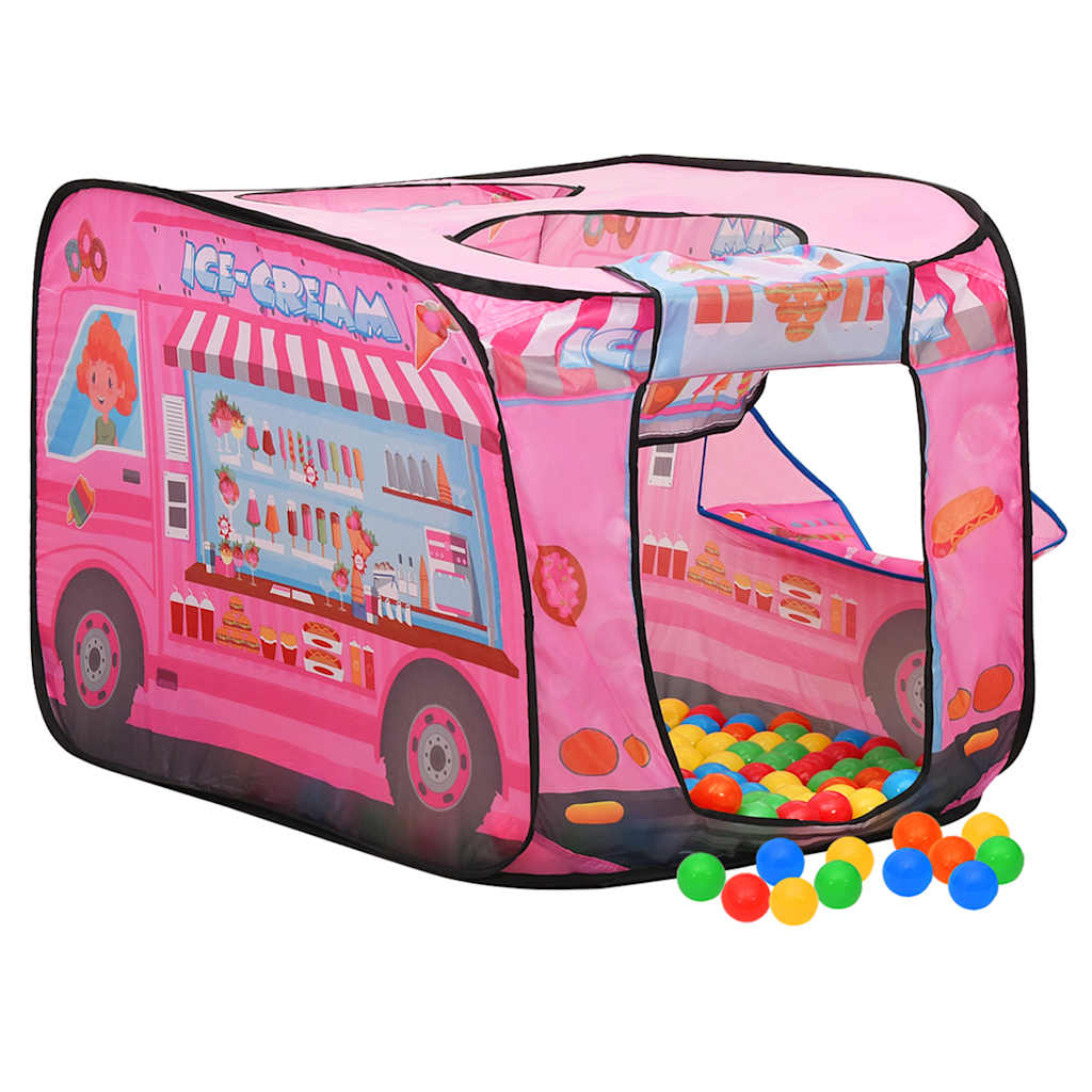 Kinder-Spielzelt mit 250 Bällen 70x112x70 cm - Yekta
